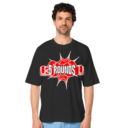 5 Rounds R&W Organic Oversize Shirt 100 % Baumwolle - Shop DE 24/7Shop DE 24/7BlackXS5 Rounds R&W Organic Oversize Shirt 100 % Baumwolle