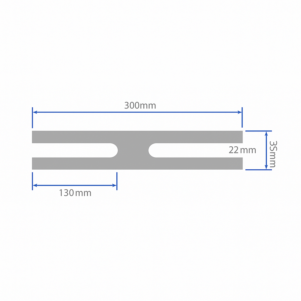 Pfostenverlängerung | für Zaunpfosten 60 x 40 mm