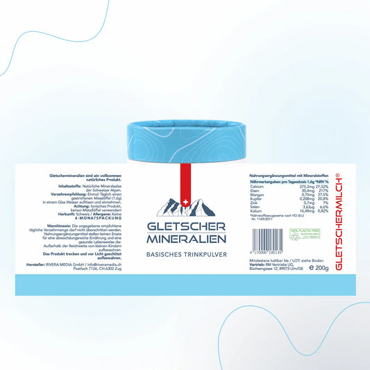 Gletschermineralien Vorratspackung