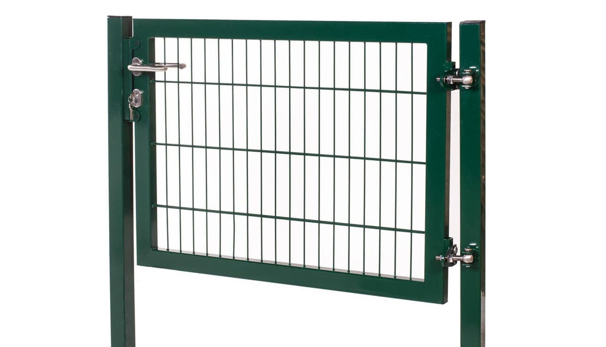 Gartentor 1-flügelig Premium | Breite 120 cm | Doppelstab 6/5/6 mm