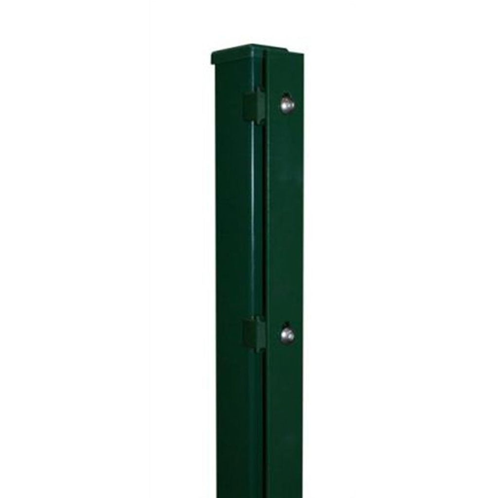 Zaunpfosten 60 x 40 mm | Moosgrün RAL 6005 | Einbetonieren