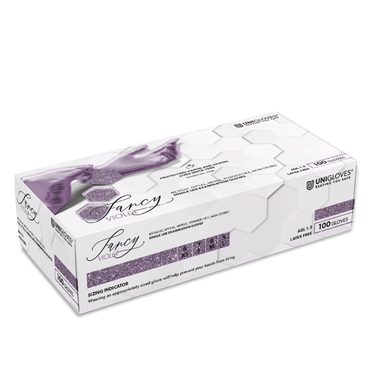 FANCY® VIOLET: Der Stilvolle Schutz für Ihre Hände 1000 Stück - Shop DE 24/7UNIGLOVESXSFancy Violet1000 StückFANCY® VIOLET Nitril - Einweghandschuhe in violetter Box mit 1000 Stück, ideal für Gastronomie & Medizin. Einweghandschuhe kaufen für sicheren Schutz.