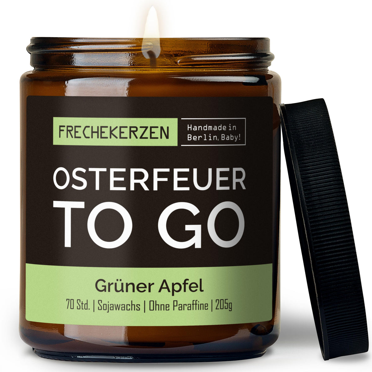 Kerze mit Spruch | osterfeuer to go