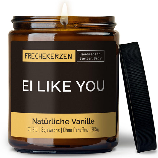 Duftkerze mit Spruch | ei like you