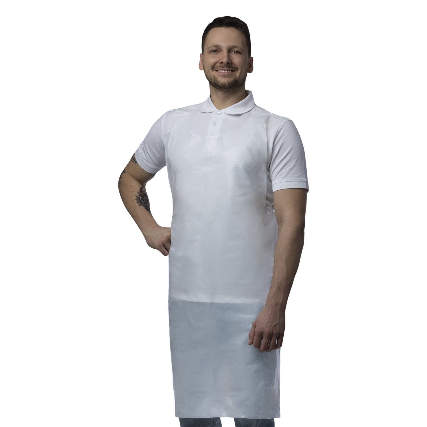 PE - Schürzen 30 μ Weiß: Zuverlässiger Schutz für professionelle Anwendungen 500 Stück - Shop DE 24/7NITRAS76 x 125 cmWeiß500 StückNITRAS PE - Schürze, weiß, Beutel à 50 Stück - Shop DE 24/7NITRASWeißNITRAS PE - Schürze, weiß, Beutel à 50 Stück
