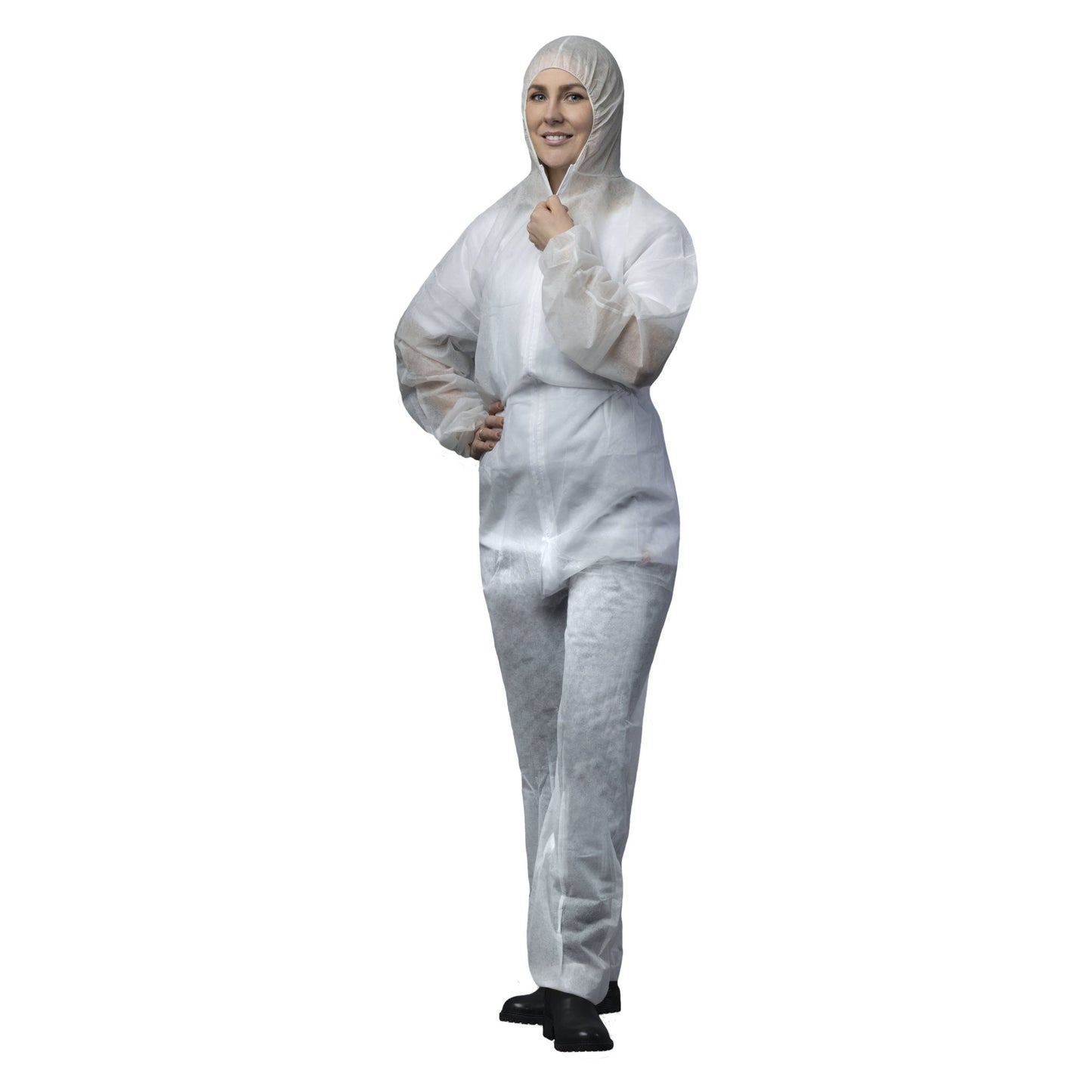 PP - Overall: Ihr Schutzanzug für höchste Hygienestandards L XL 2XL 3XL 50 Stück - Shop DE 24/7NITRASLWeiß50 StückNITRAS PP - Overalls, weiß, Kapuze