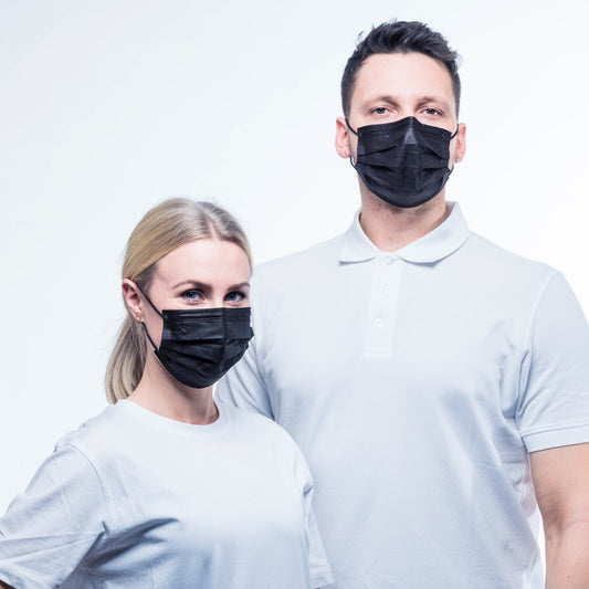 SOFT PROTECT PLUS 4 Lagig Schwarz: Elegante und sichere medizinische Gesichtsmaske 500 Stück - Shop DE 24/7NITRAS500 StückSOFT PROTECT PLUS 4 Lagig Schwarz: Elegante und sichere medizinische Gesichtsmaske 500 Stück