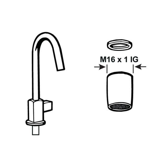 Wasserspar-Strahlregler (-70 %) mit Innengewinde