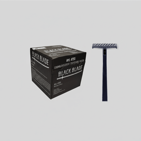 BLACK BLADE Einweg-Rasierer: Professionelle Präzision für Barbershops und Körperpflege