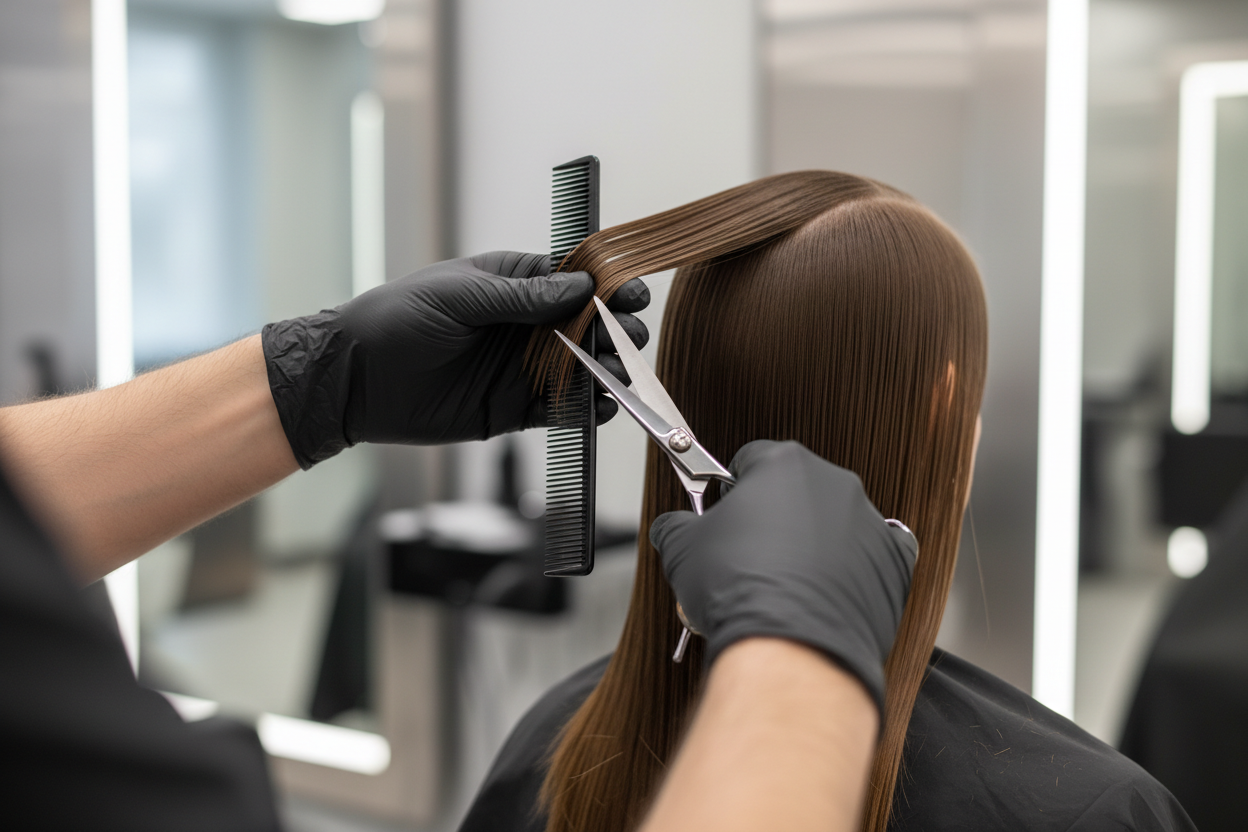 Friseur Einmalhandschuhe