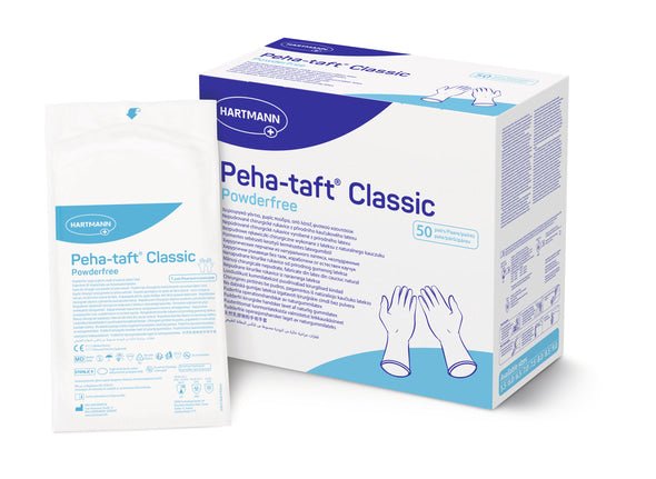 Hartmann Peha-taft® Classic Powderfree latex Einmal-OP-Handschuhe