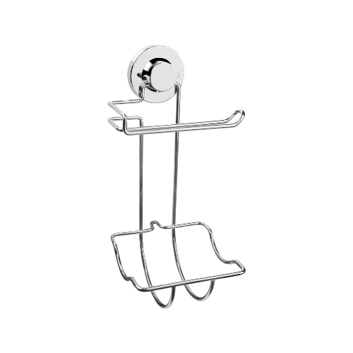 Cornat Doppel-WC-Papierhalter  3 in 1 (chrom)