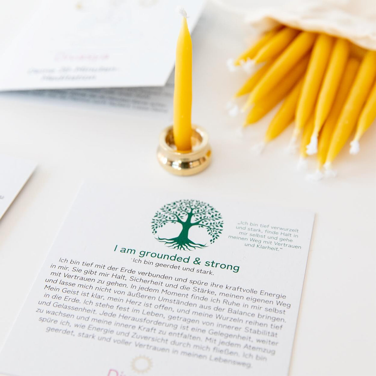 20-Minuten-Kerzen | I am grounded & strong