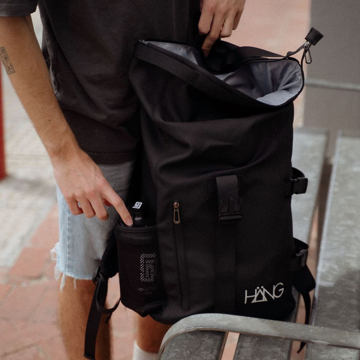 BÄG Rolltop mit Doppel-Laptopfach