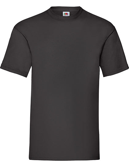 Schwarzes fruit of the loom valueweight kurzarmshirt mit deutscher qualität für zuverlässigen schutz