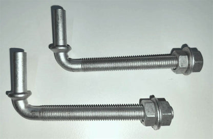 Doppeltor 2-flügelig asymmetrisch | Breite 300 cm | Doppelstab 6/5/6 mm