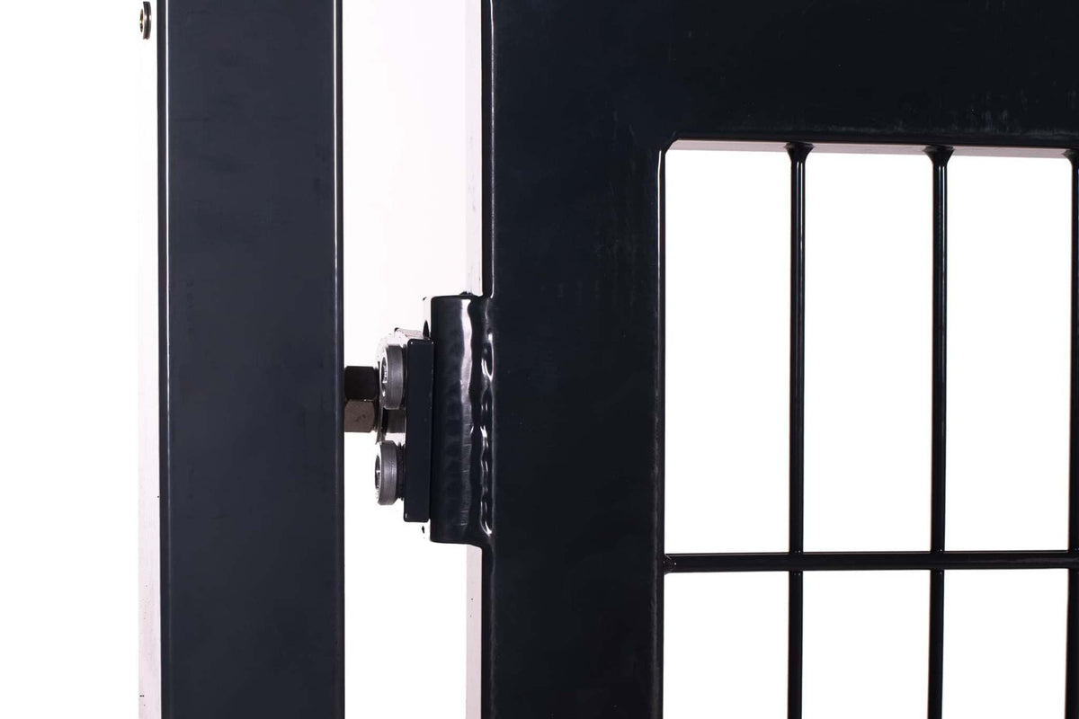 Gartentor 1-flügelig Premium | Breite 120 cm | Doppelstab 6/5/6 mm