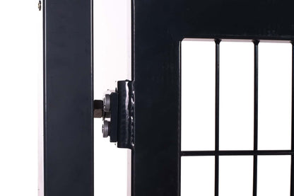 Gartentor 1-flügelig Premium | Breite 120 cm | Doppelstab 6/5/6 mm