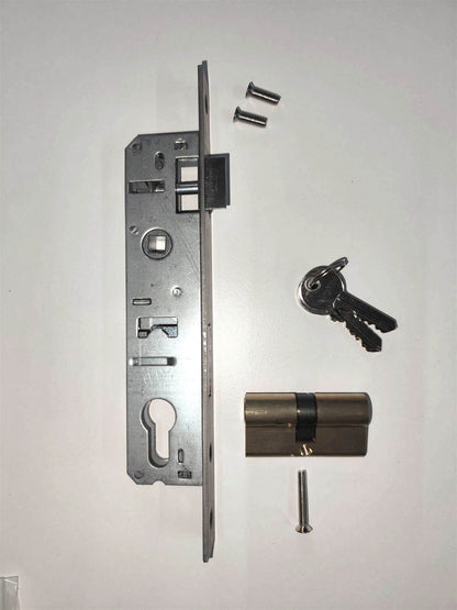 Doppeltor 2-flügelig asymmetrisch | Breite 300 cm | Doppelstab 6/5/6 mm