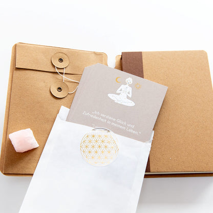 Affirmationskarten Set: 40 Affirmationen & 1 Bullet Journal