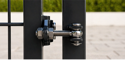 Gartentor 1-flügelig Premium | Breite 120 cm | Doppelstab 6/5/6 mm