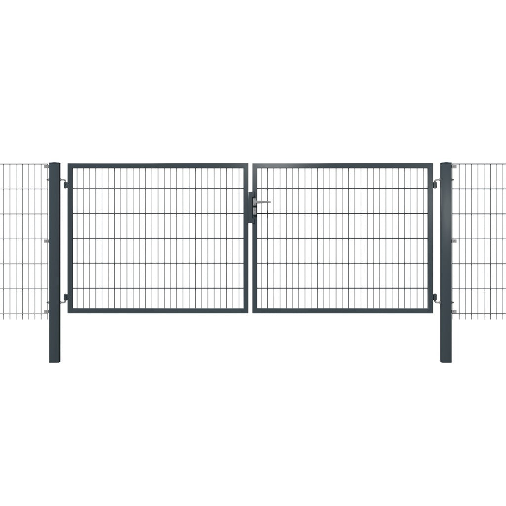 Doppeltor 2-flügelig | Breite 300 cm | Doppelstab 6/5/6 mm