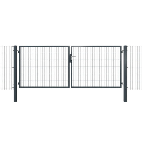 Doppeltor 2-flügelig | Breite 300 cm | Doppelstab 6/5/6 mm