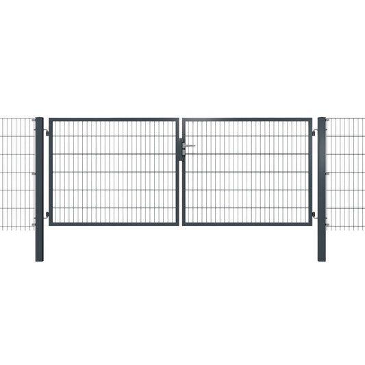 Doppeltor 2-flügelig | Breite 300 cm | Doppelstab 6/5/6 mm
