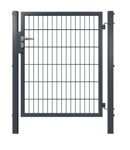 Gartentor 1-flügelig | Breite 100 cm | Doppelstab 6/5/6 mm