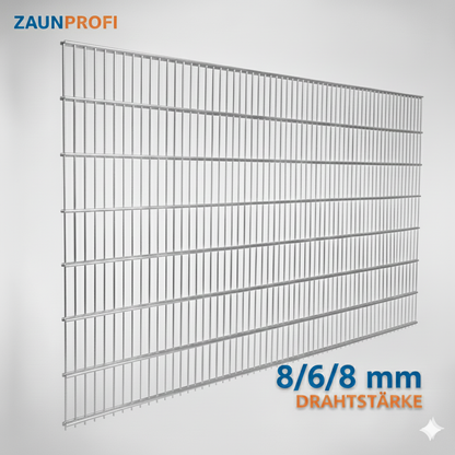 Doppelstabmatte 8/6/8 mm | 2510 mm | Feuerverzinkt
