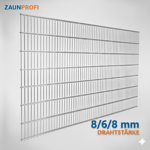 Doppelstabmatte 8/6/8 mm | 2510 mm | Feuerverzinkt