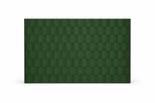 Doppelstabmatte mit Sichtschutz | 6/5/6 oder 8/6/8 mm | Moosgrün RAL 6005