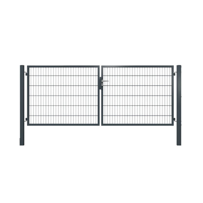 Doppeltor 2-flügelig | Breite 300 cm | Doppelstab 6/5/6 mm
