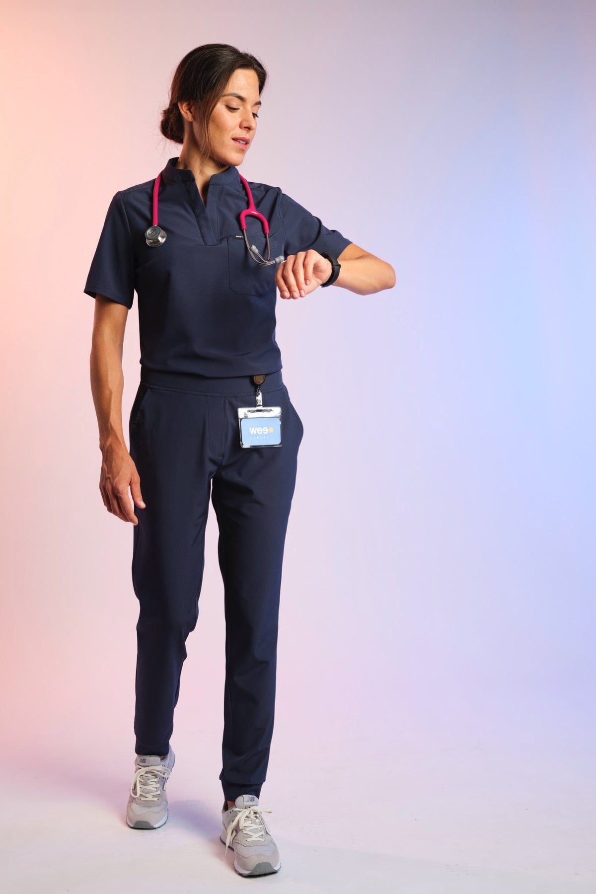 Active Scrub Top "Jackie" – Blue