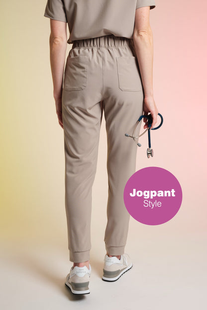 Active Scrub Pants "Tessa" – Beige