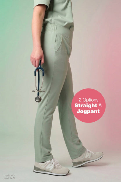 Active Scrub Pants "Tessa" – Green