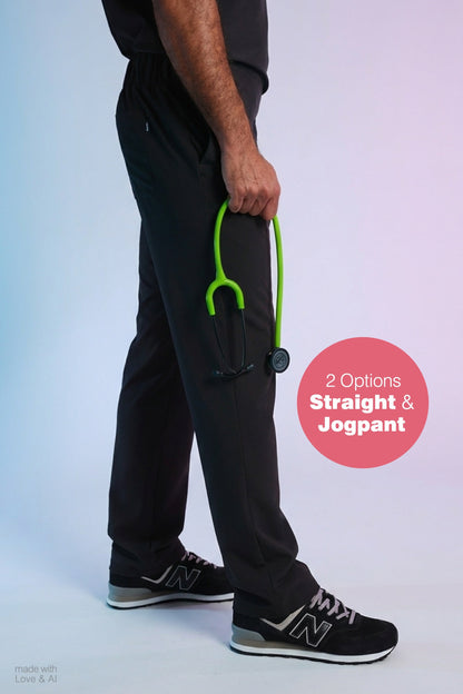 Active Scrub Pants "Louis" – Black