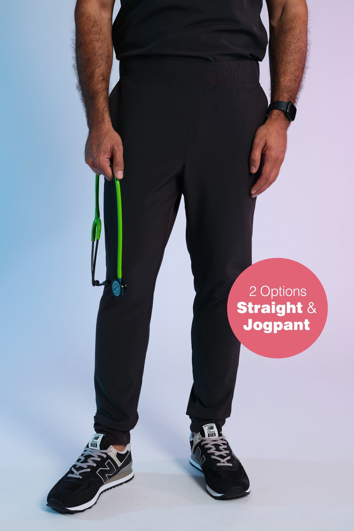 Active Scrub Pants "Louis" – Black