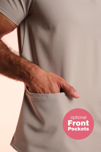 Active Scrub Top "Pete" – Beige