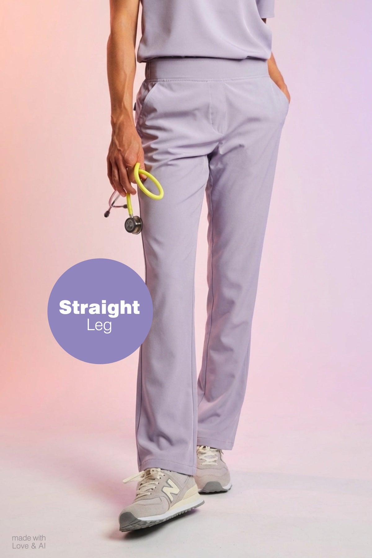 Active Scrub Pants "Tessa" – Violet