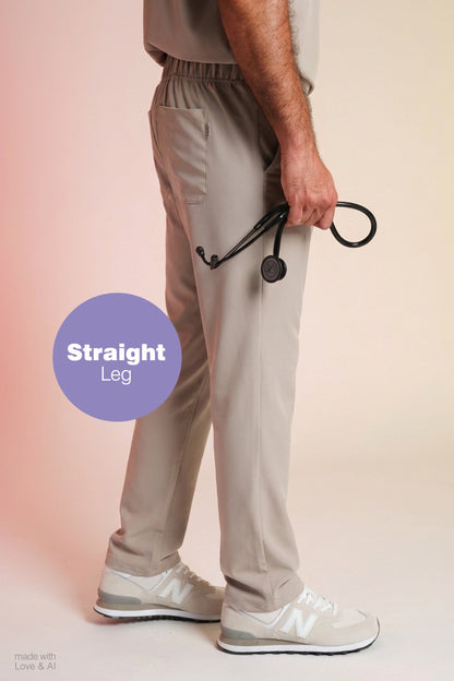 Active Scrub Pants "Louis" – Beige
