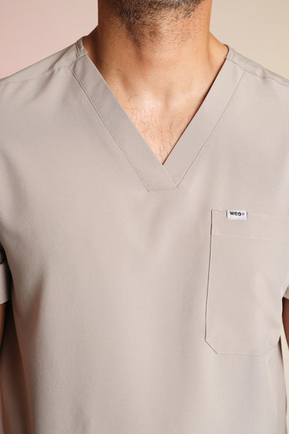 Active Scrub Top "Pete" – Beige