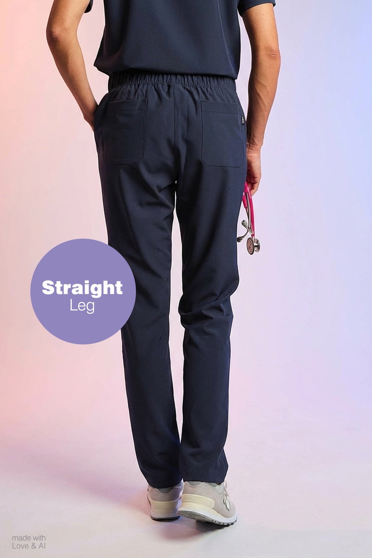 Active Scrub Pants "Tessa" – Blue