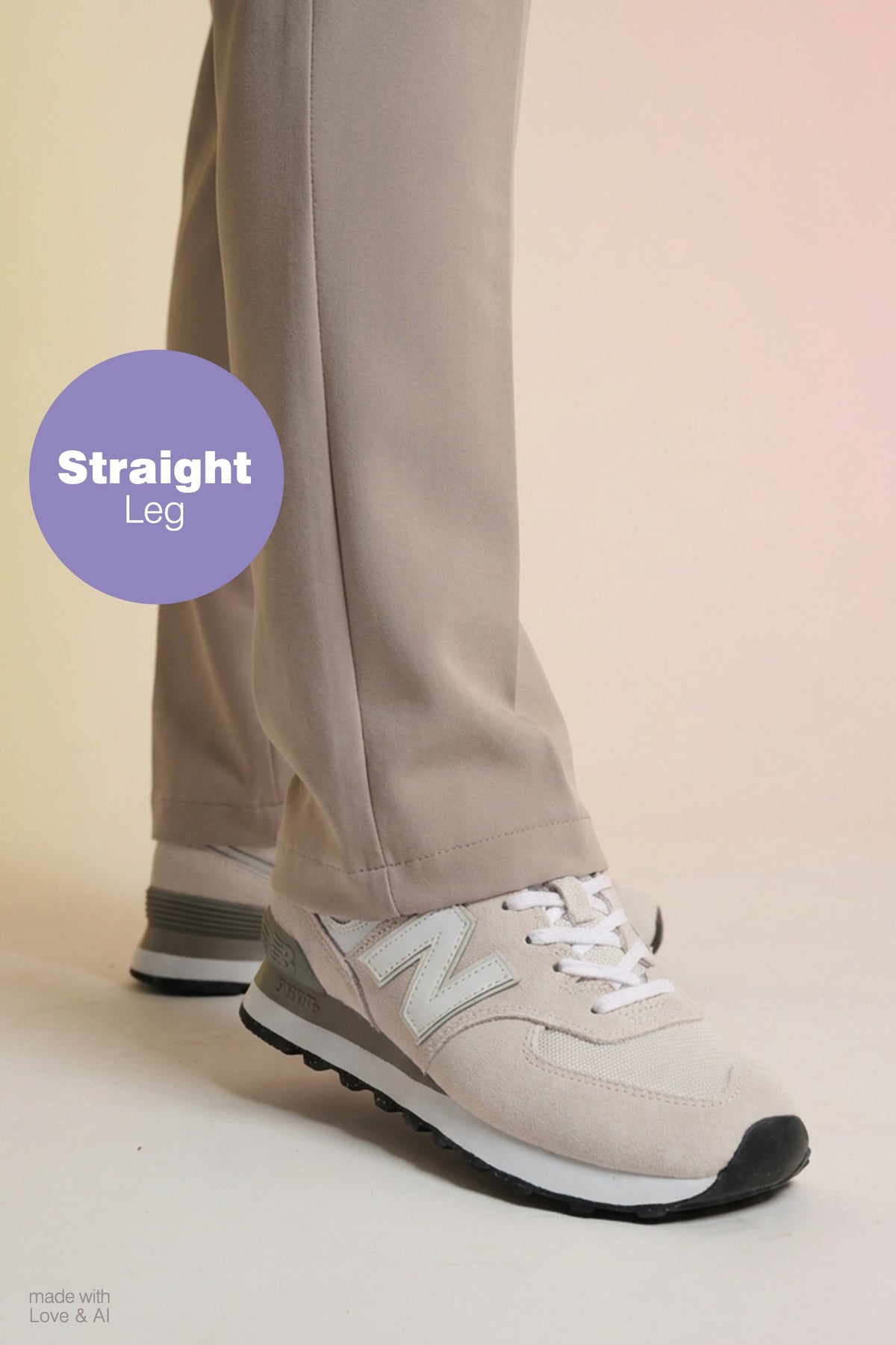 Active Scrub Pants "Tessa" – Beige