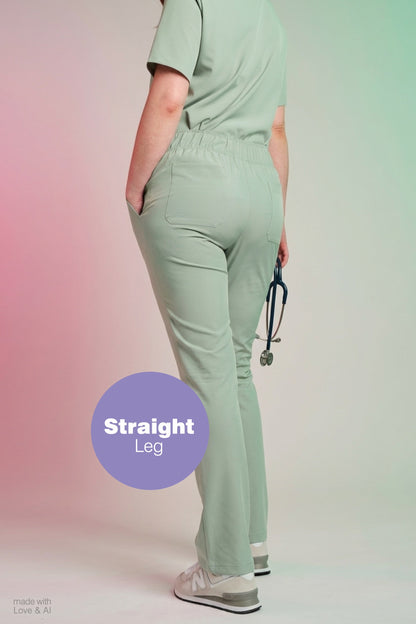Active Scrub Pants "Tessa" – Green