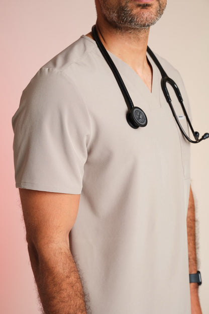 Active Scrub Top "Pete" – Beige