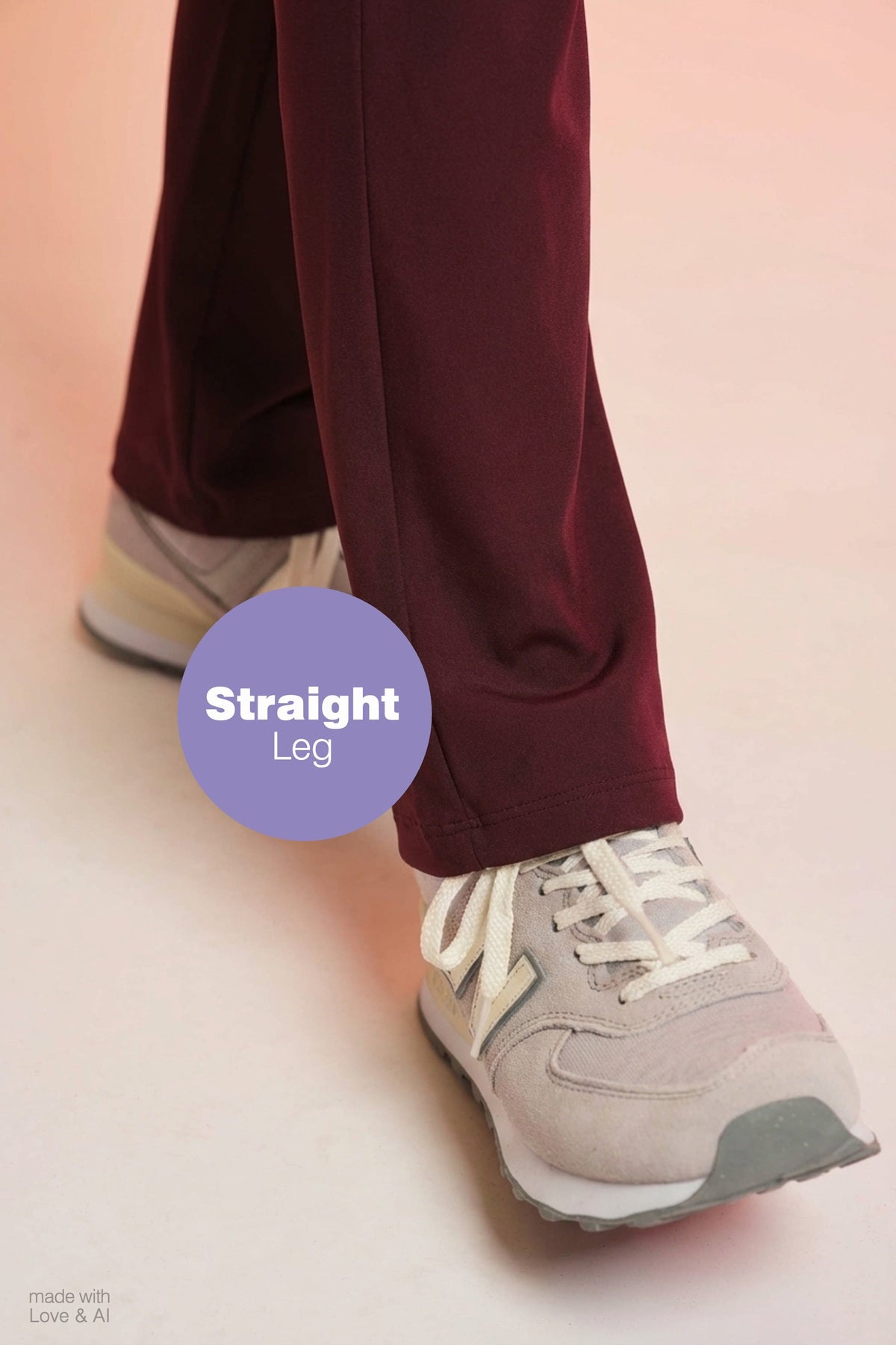 Active Scrub Pants "Tessa" – Bordeaux