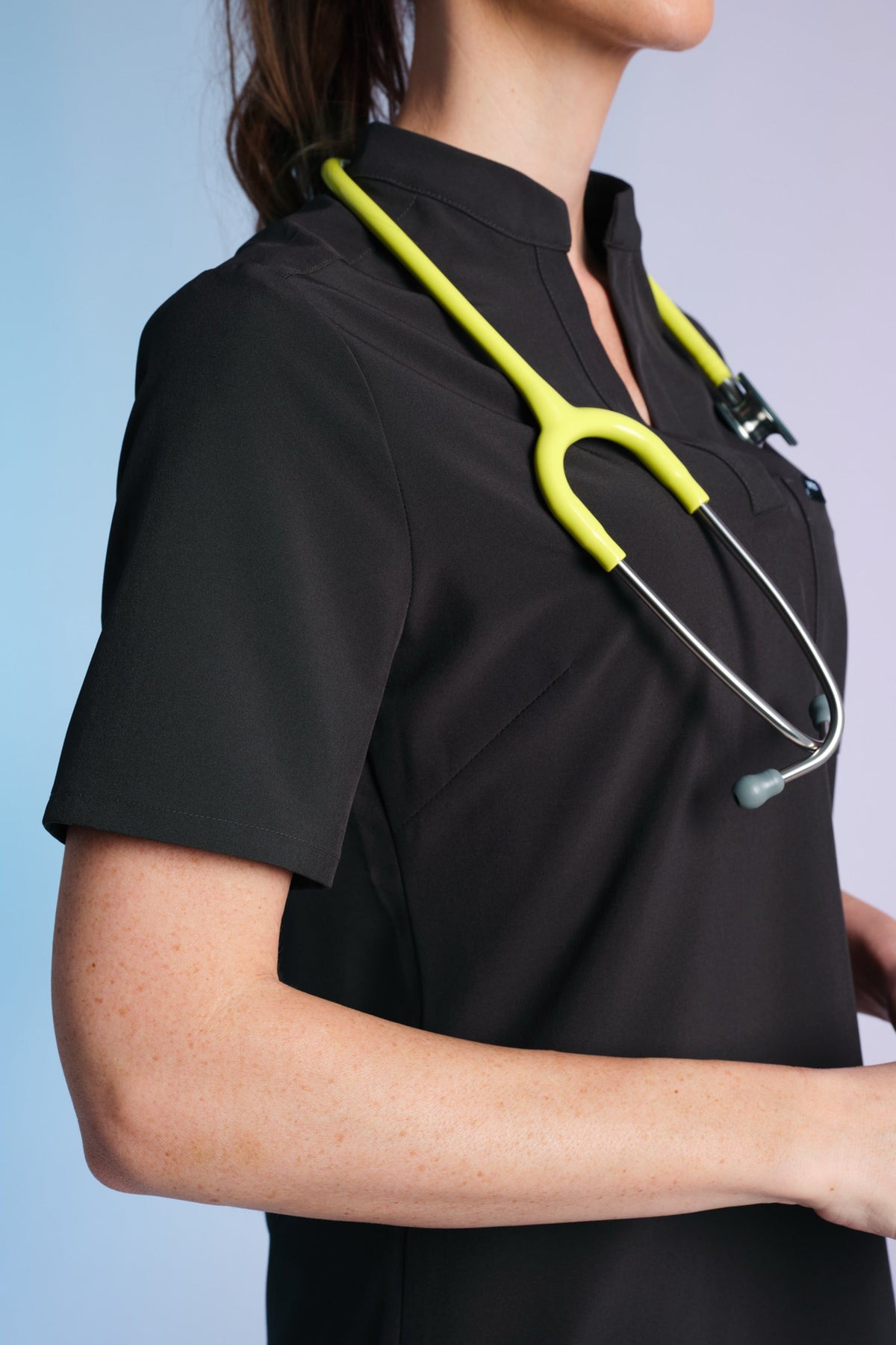 Active Scrub Top "Jackie" – Black