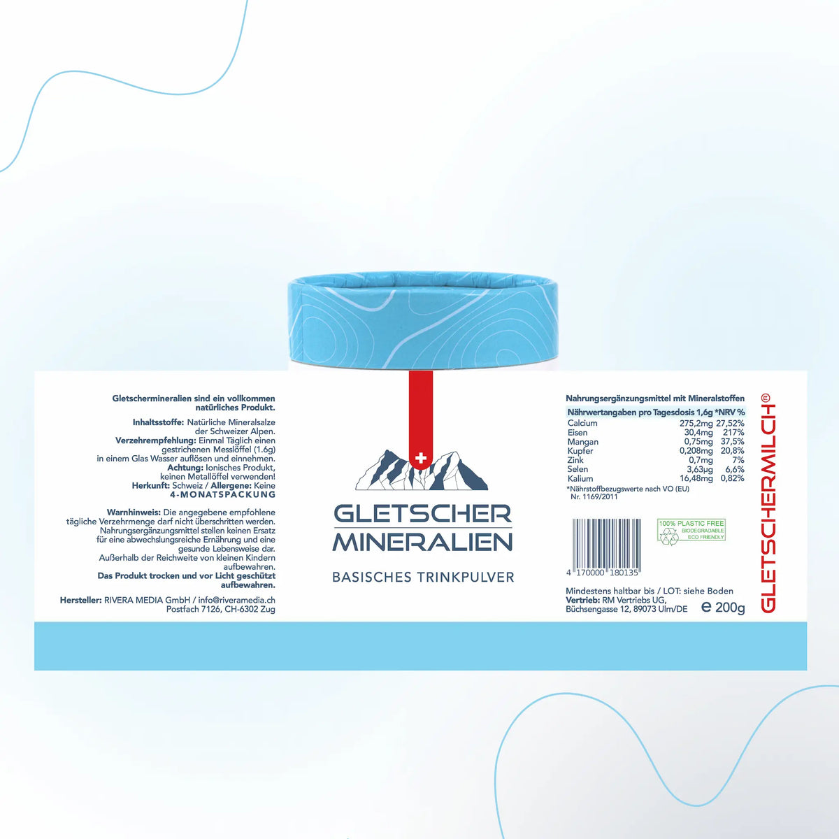 Gletschermineralien Vorratspackung
