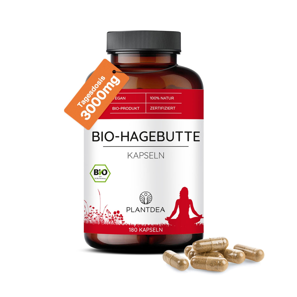 Bio Hagebutte Kapseln